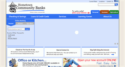 Desktop Screenshot of hometownbanks.com