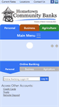 Mobile Screenshot of hometownbanks.com